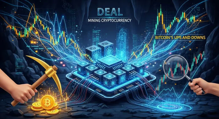 Bitcoin fluctuates sharply, XRP cloud mining earns $14,580 a day